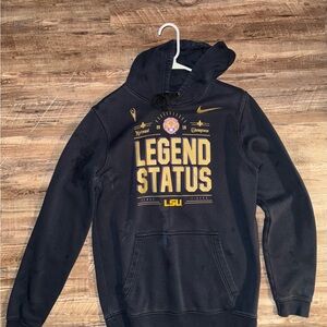 Nike Men's LSU Black and Gold Hoodie - Legend Status